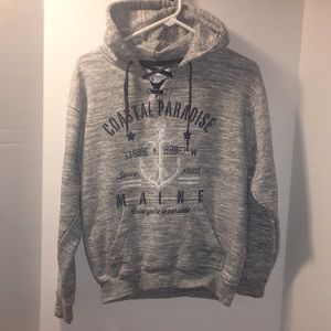 PACIFIC & COMPANY THE PERFECT HOODIE  TIE NECK SIZE S.